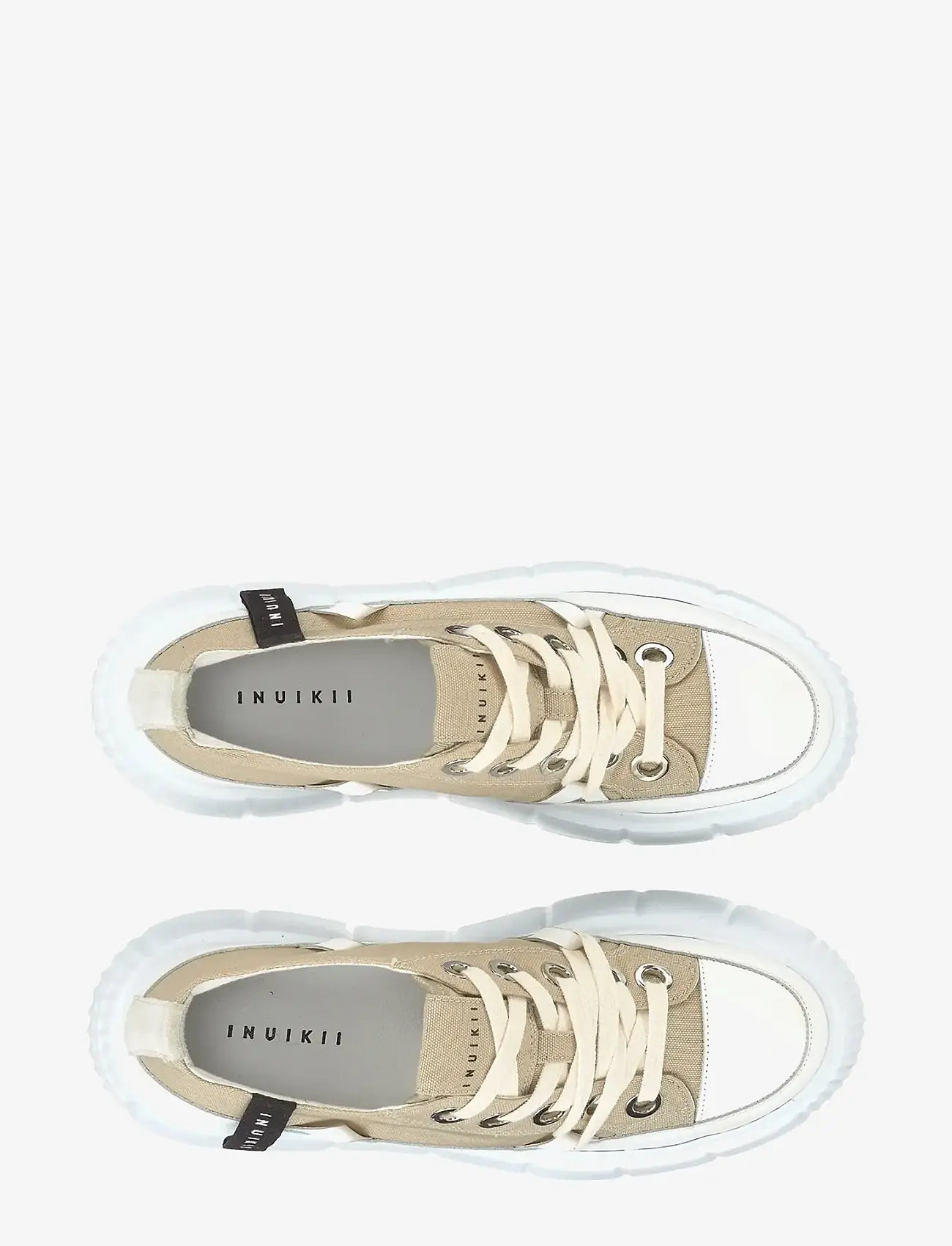 Inuikii - MATILDA CANVAS LOW - chunky sneakers - grey - 3