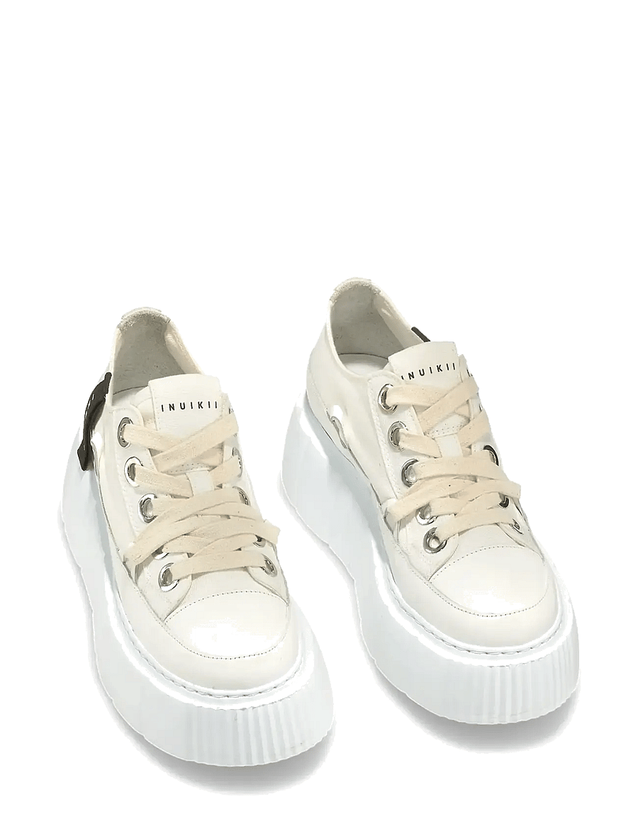 Inuikii - MATILDA CANVAS LOW - konfirmation - white - 1