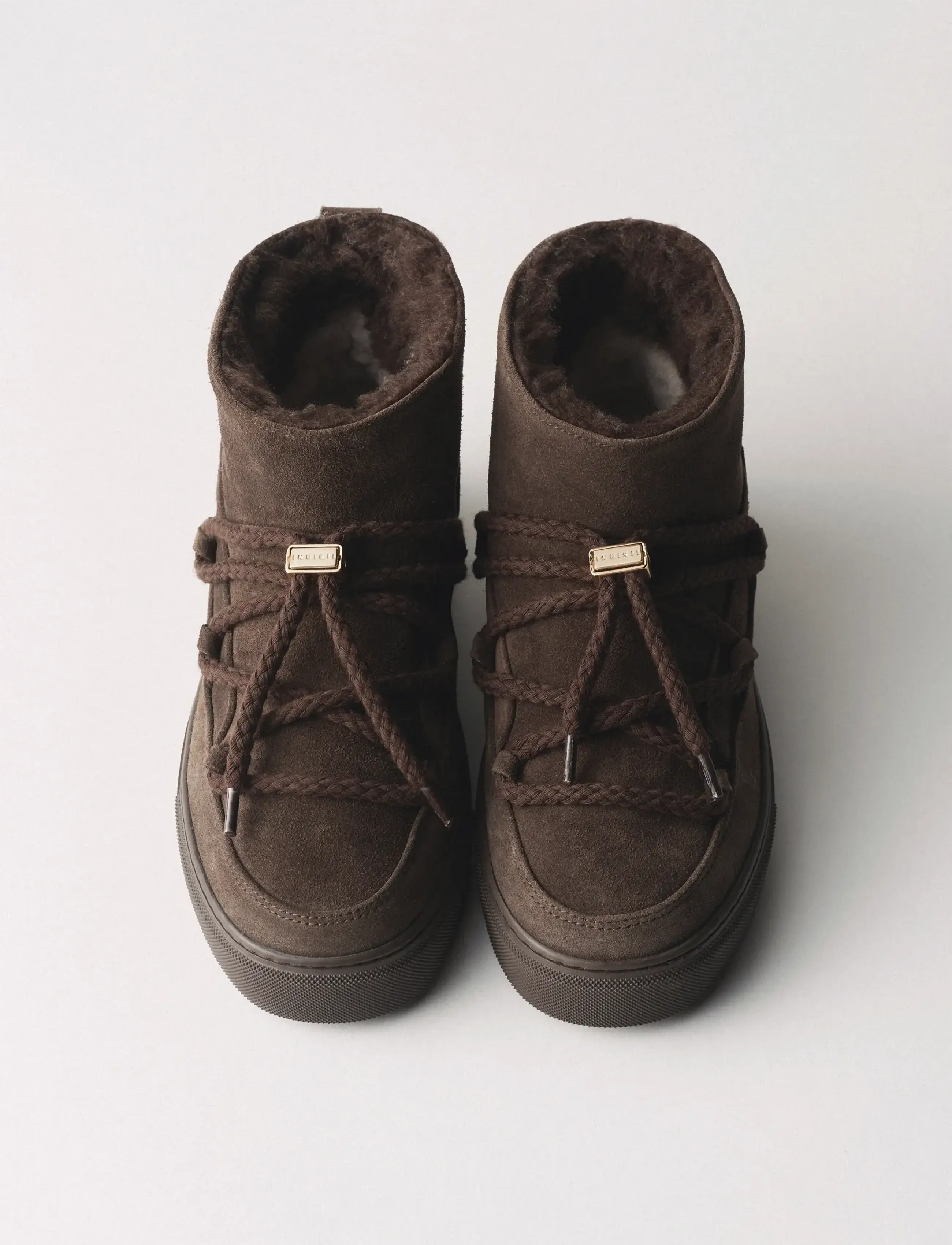 Inuikii - CLASSIC LOW - teddy-saapad - dark brown - 3