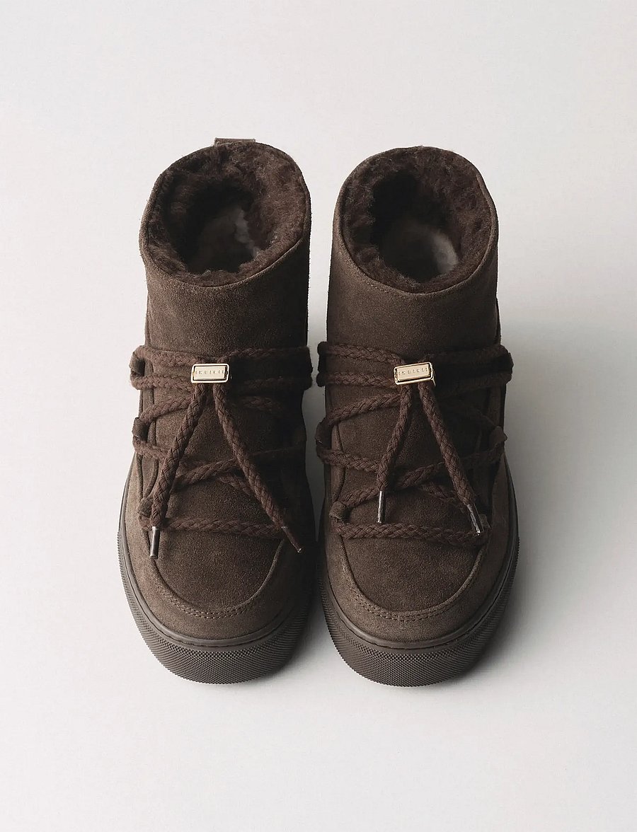 Inuikii - CLASSIC LOW - teddy-saapad - dark brown - 3