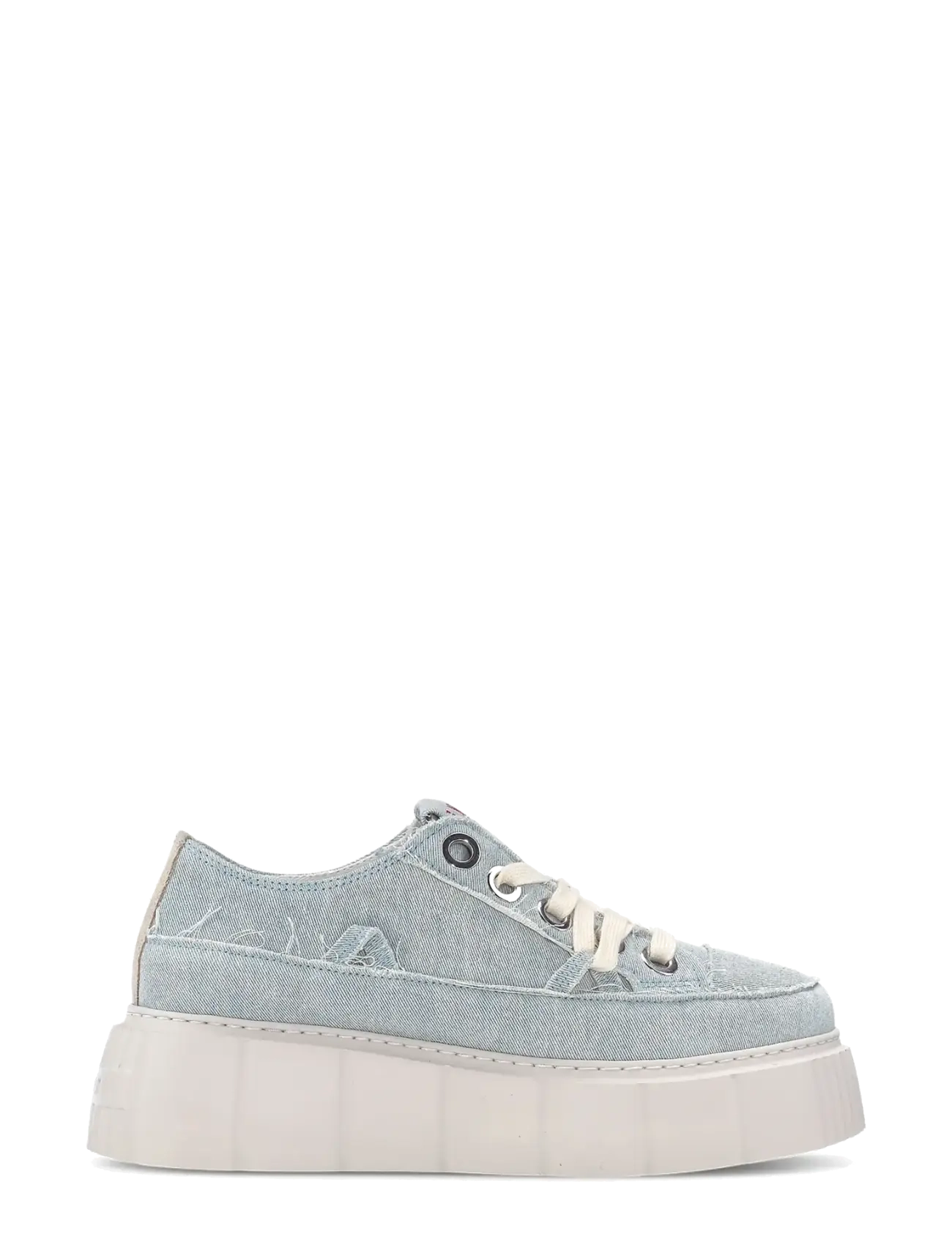 Inuikii - MATILDA FRAYED DENIM - chunky sneakers - denim - 1