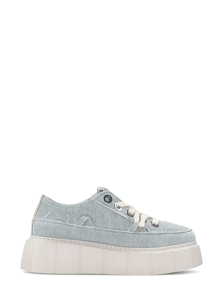 Inuikii - MATILDA FRAYED DENIM - chunky sneaker - denim - 1
