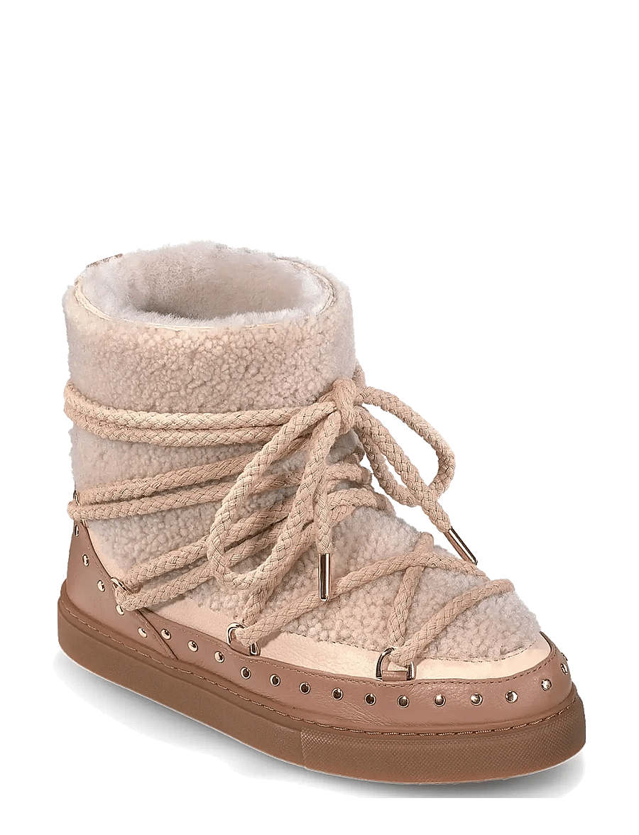 Inuikii - CURLY ROCK - talvesaapad - beige - 0