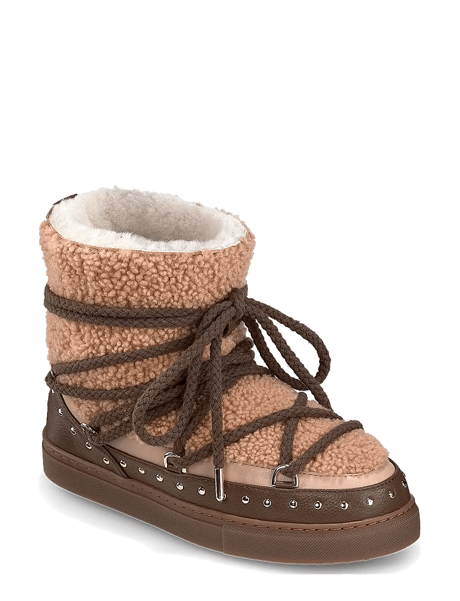 Inuikii - CURLY ROCK - teddy-stiefel - sand - 0