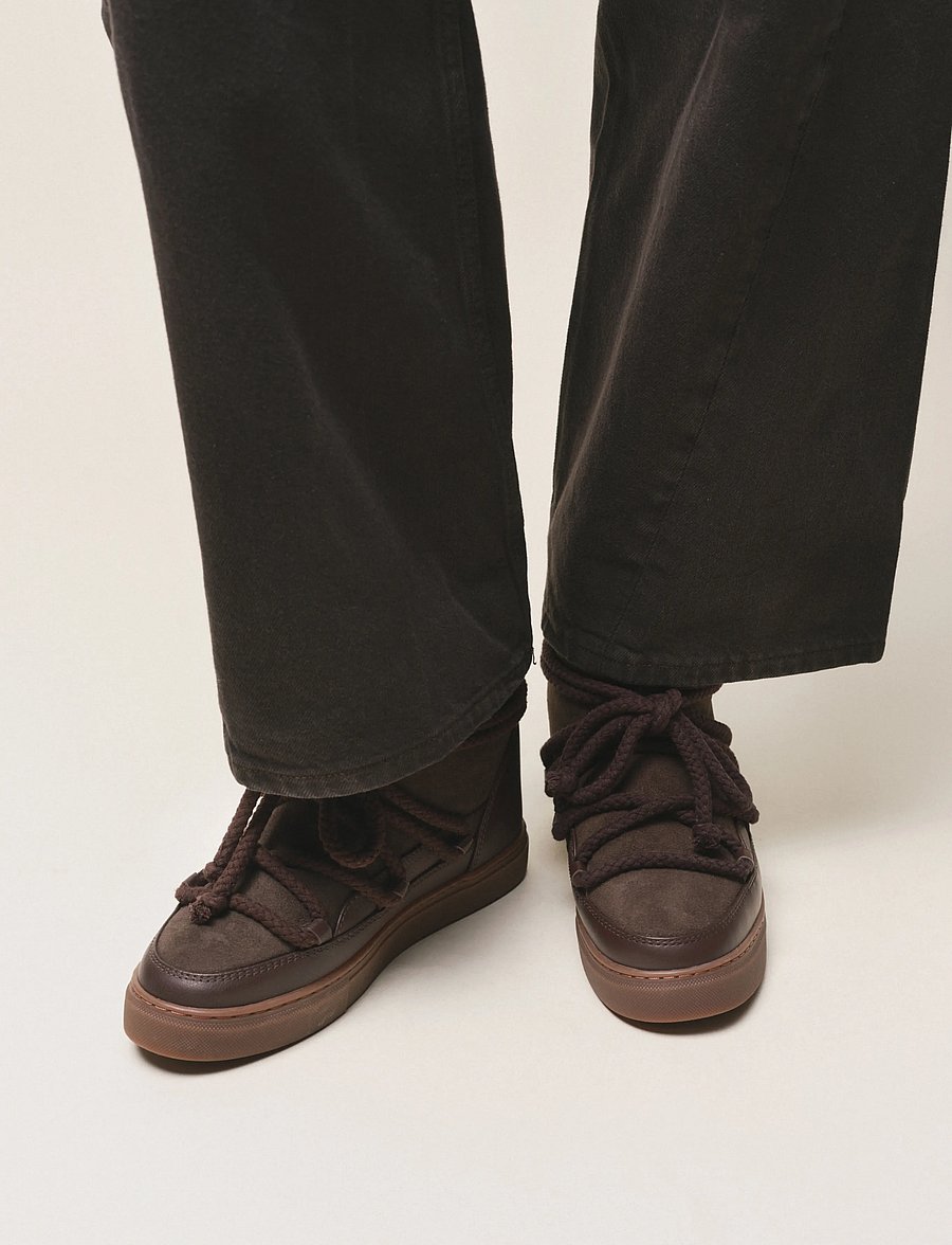Inuikii - CLASSIC - teddy-stiefel - dark brown - 0