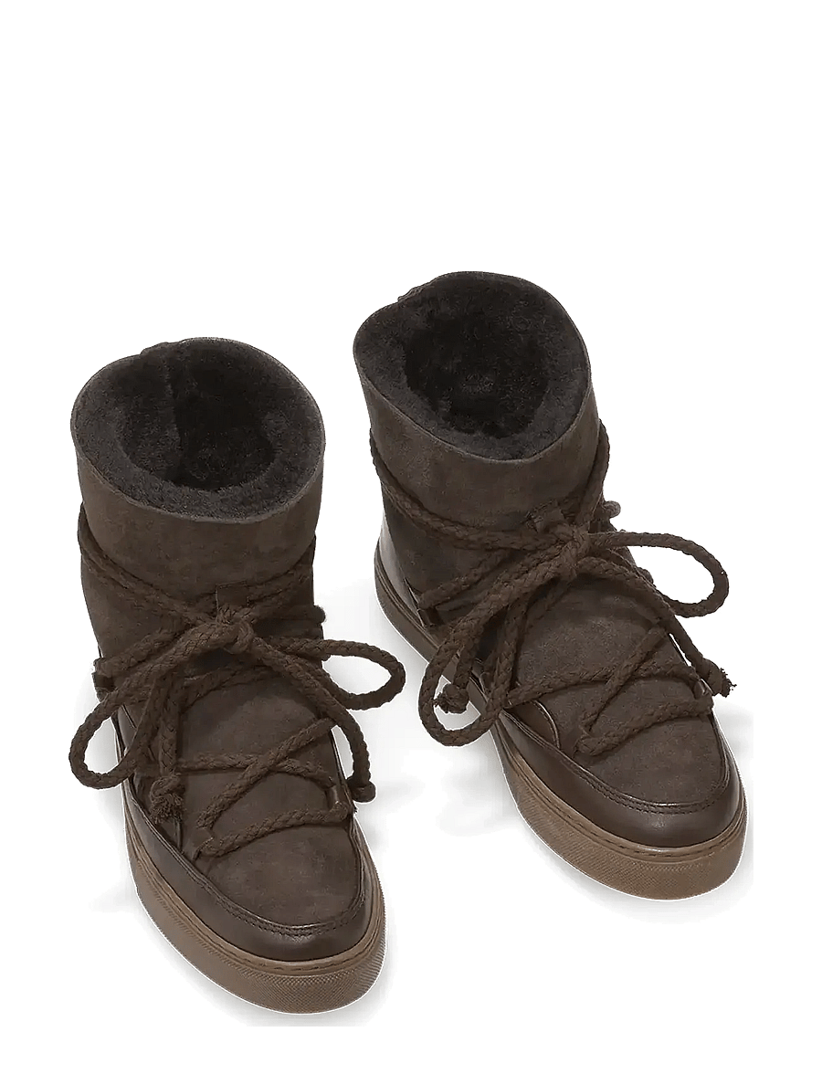 Inuikii - CLASSIC - teddy-stiefel - dark brown - 4