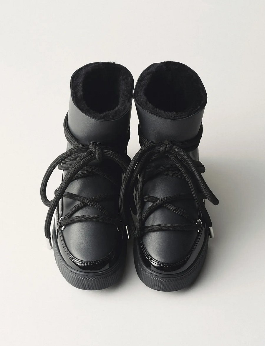 Inuikii - GLOSS - teddy-stiefel - black - 2