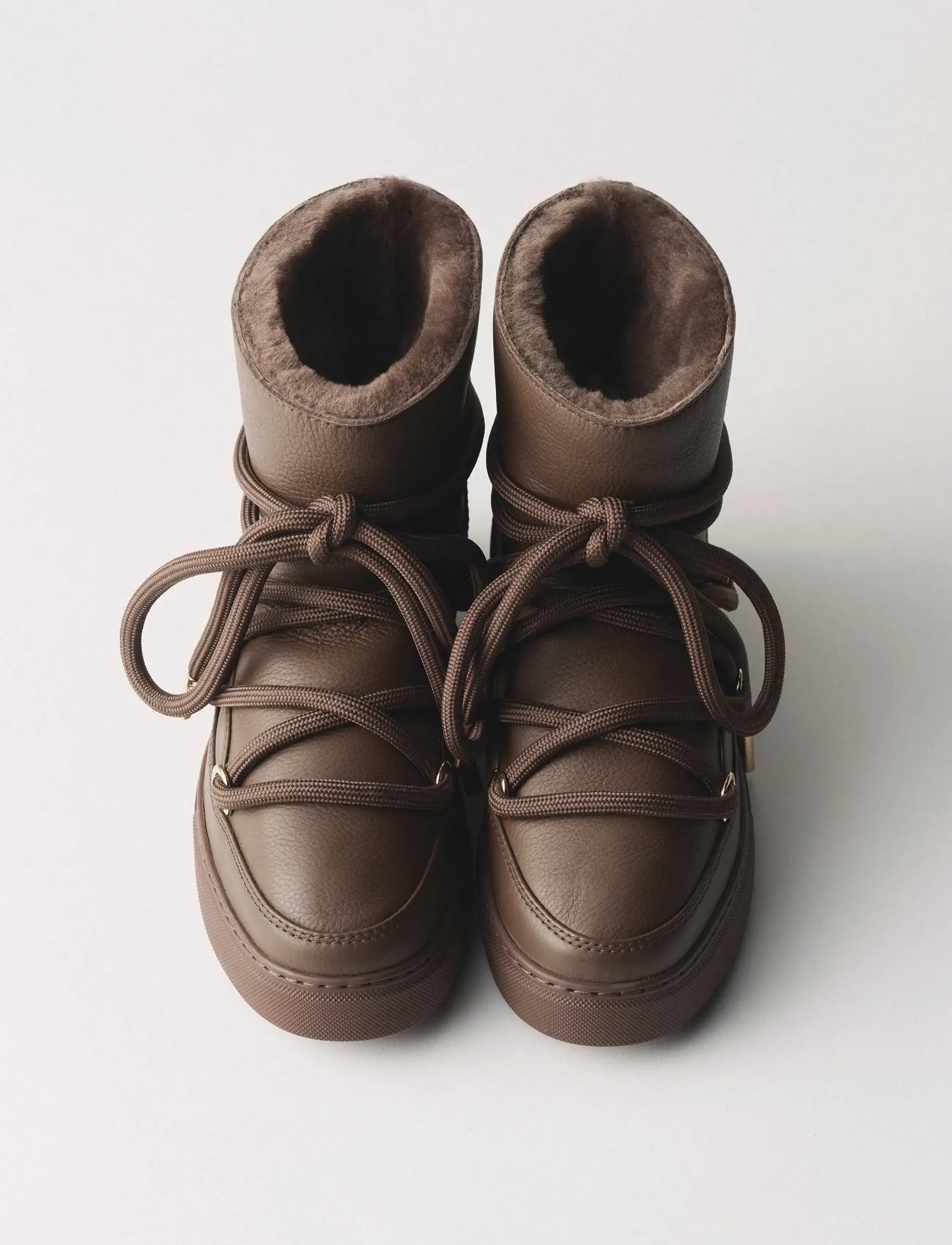 Inuikii - FULL LEATHER - winter boots - dark brown - 2