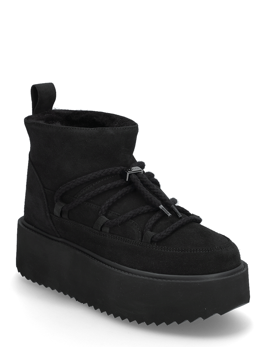Inuikii - CLASSIC LOW PLATFORM - teddy-saapad - black - 0