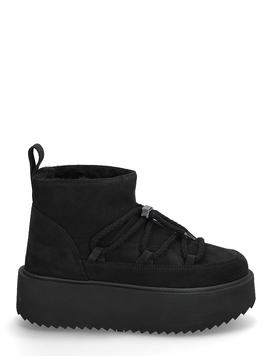 Inuikii - CLASSIC LOW PLATFORM - teddy-saapad - black - 1