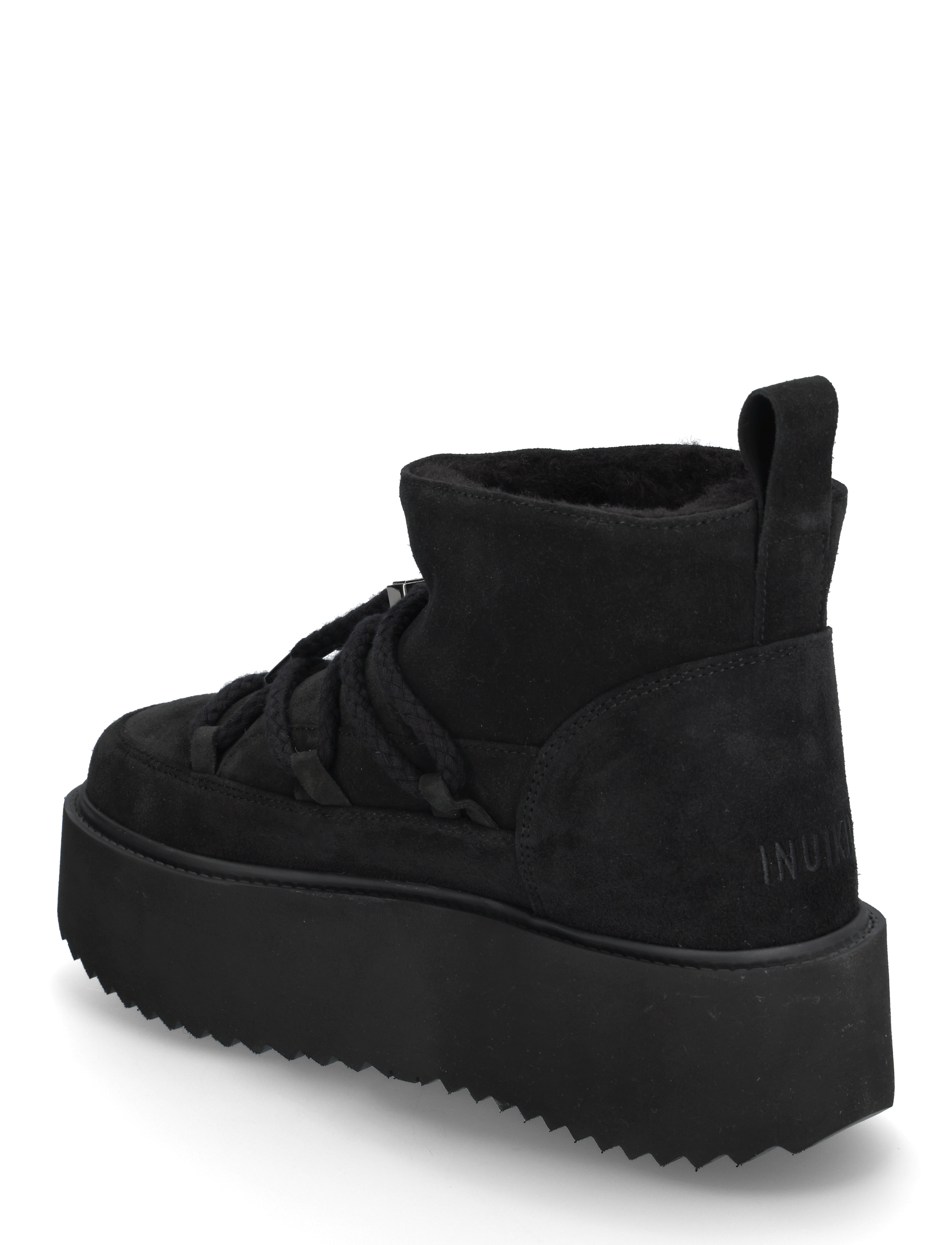 Inuikii - CLASSIC LOW PLATFORM - teddy-saapad - black - 2