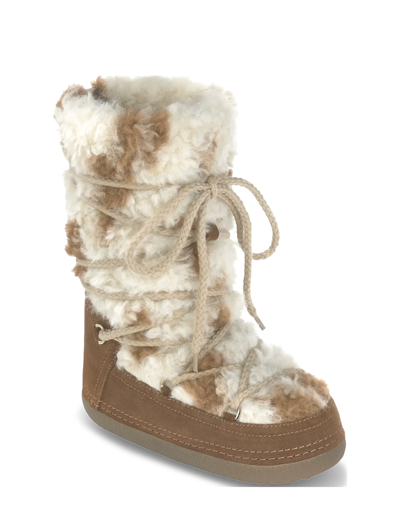 Inuikii TEDDY HIGH - Transitional Layering - ECRU / beige