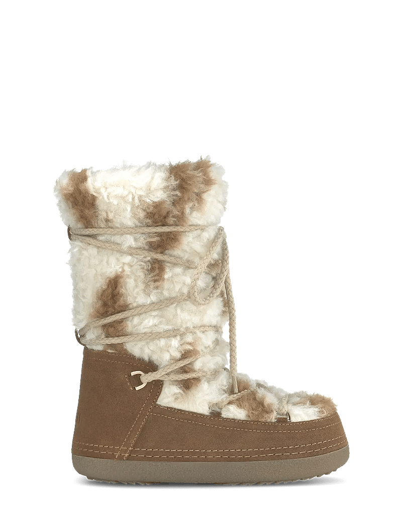Inuikii - TEDDY HIGH - varmforede sko - ecru - 2