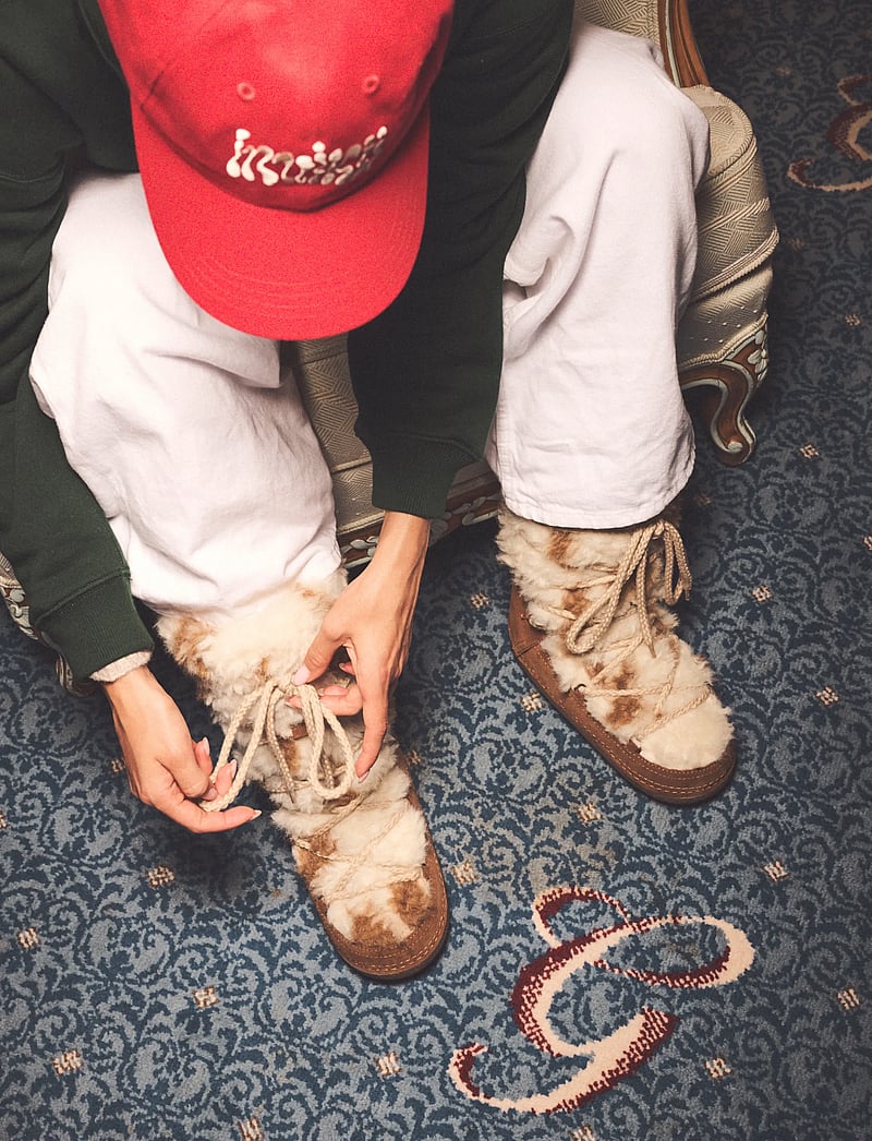 Inuikii - TEDDY HIGH - varmforede sko - ecru - 3