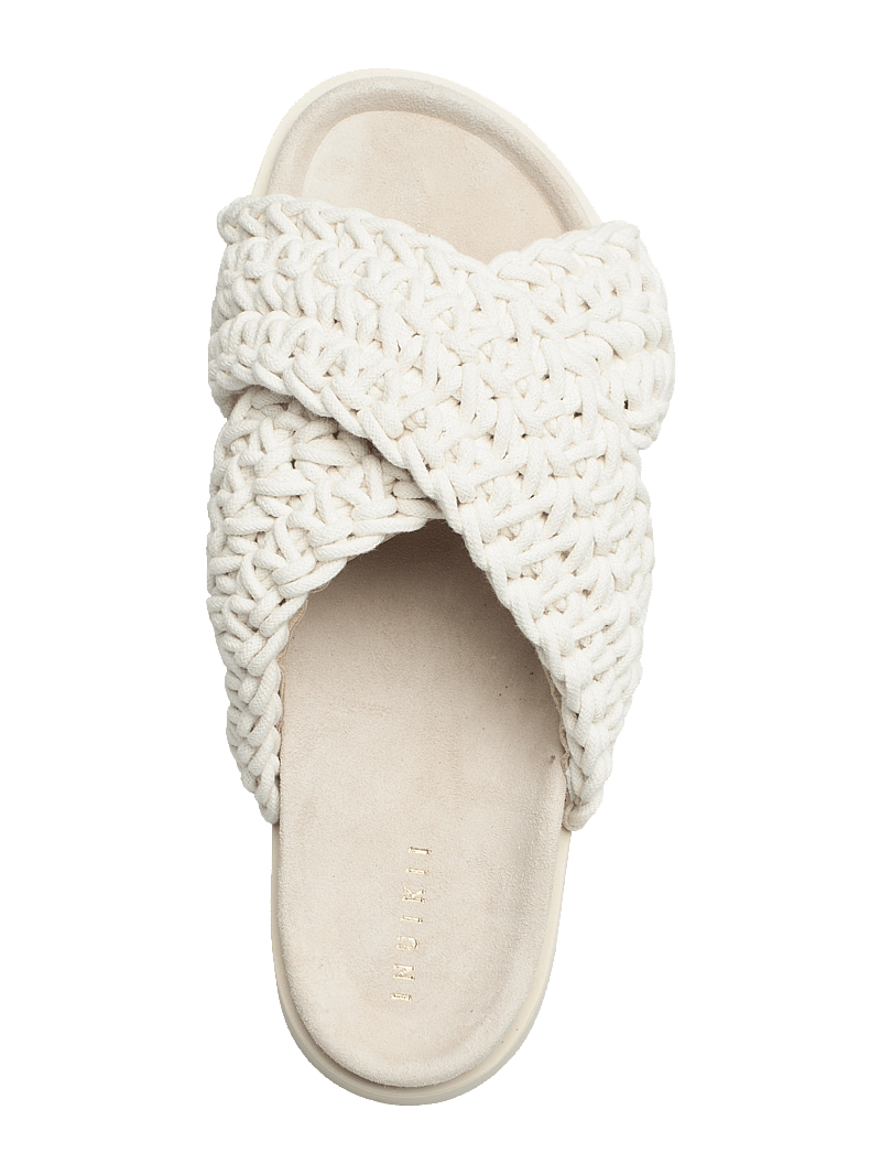 Inuikii - WOVEN - platta sandaler - white - 4