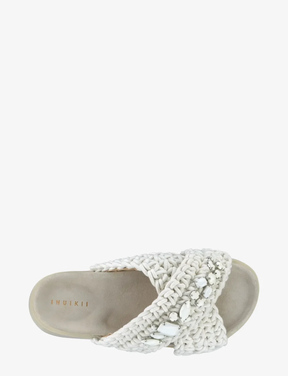 Inuikii - WOVEN STONES - pool-sandalen - ivory white - 2
