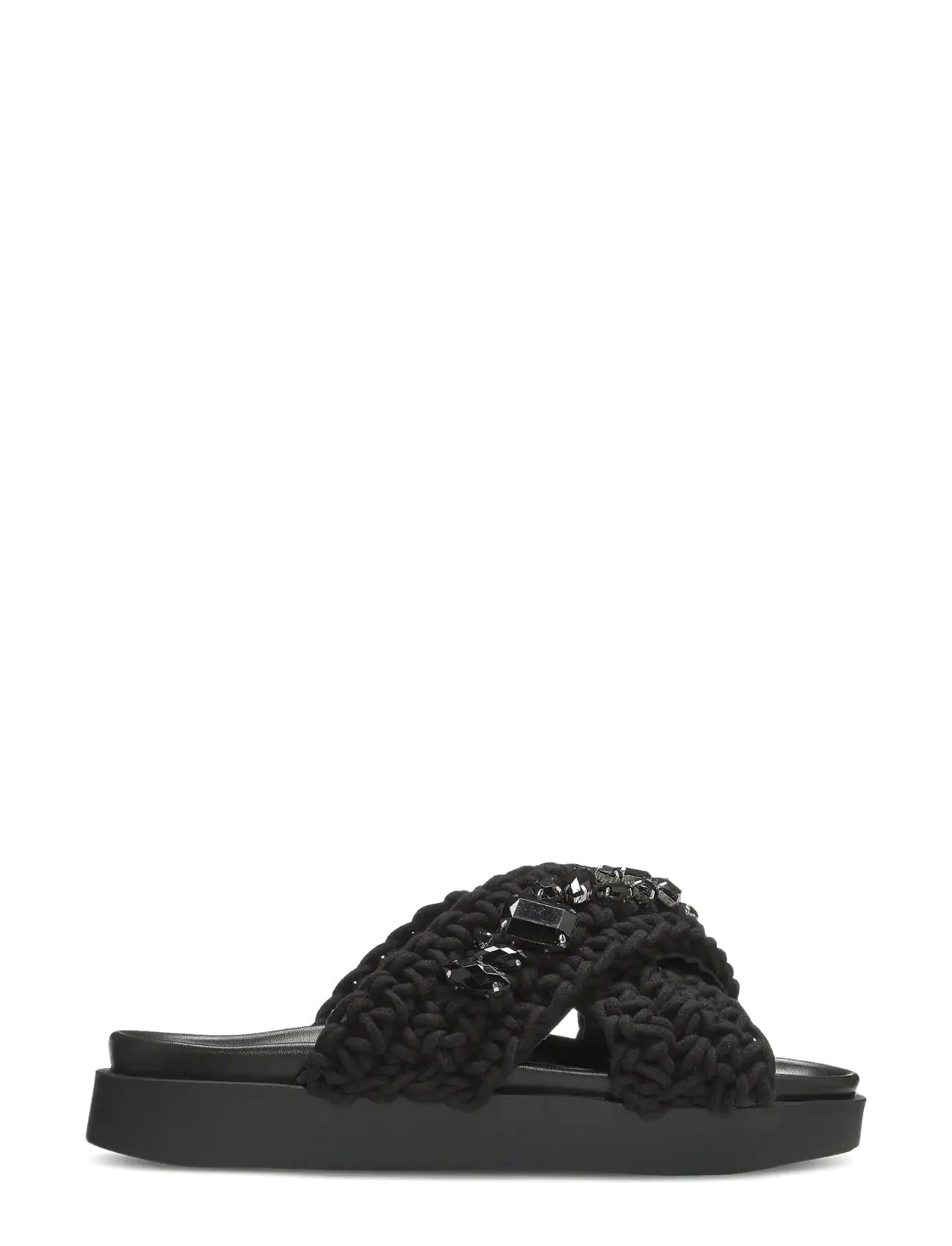 Inuikii - WOVEN STONES - platformsandaler - black - 2
