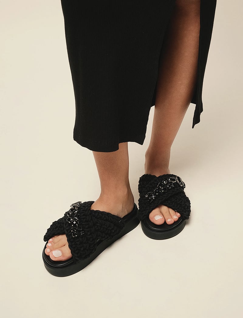 Inuikii - WOVEN STONES - platåsandaler - black - 0