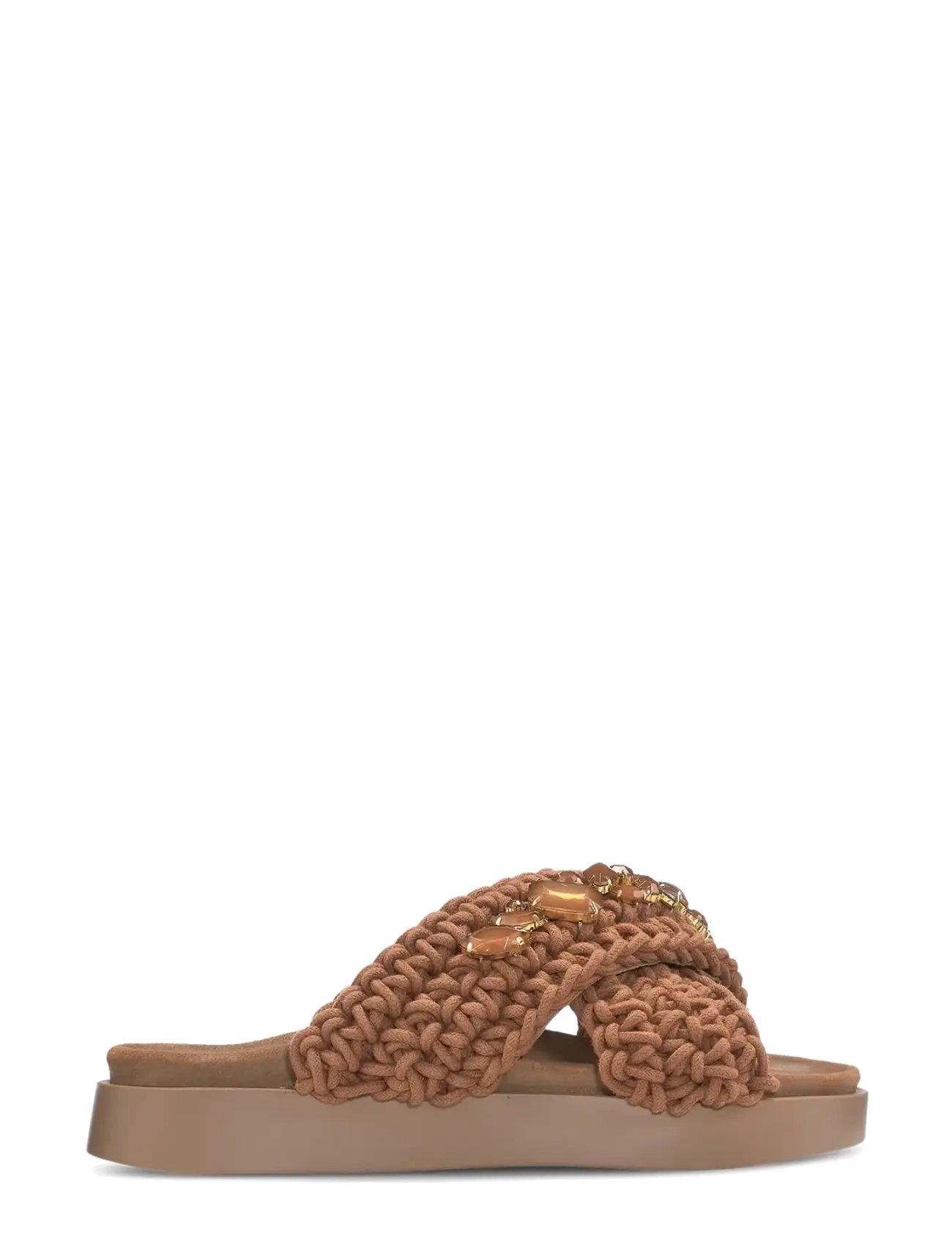 Inuikii - WOVEN STONES - Þykkbotna sandalar - mocha - 1