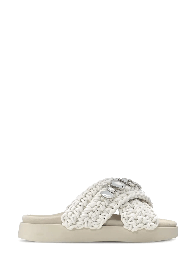 Inuikii - WOVEN STONES - platåsandaler - off white - 2