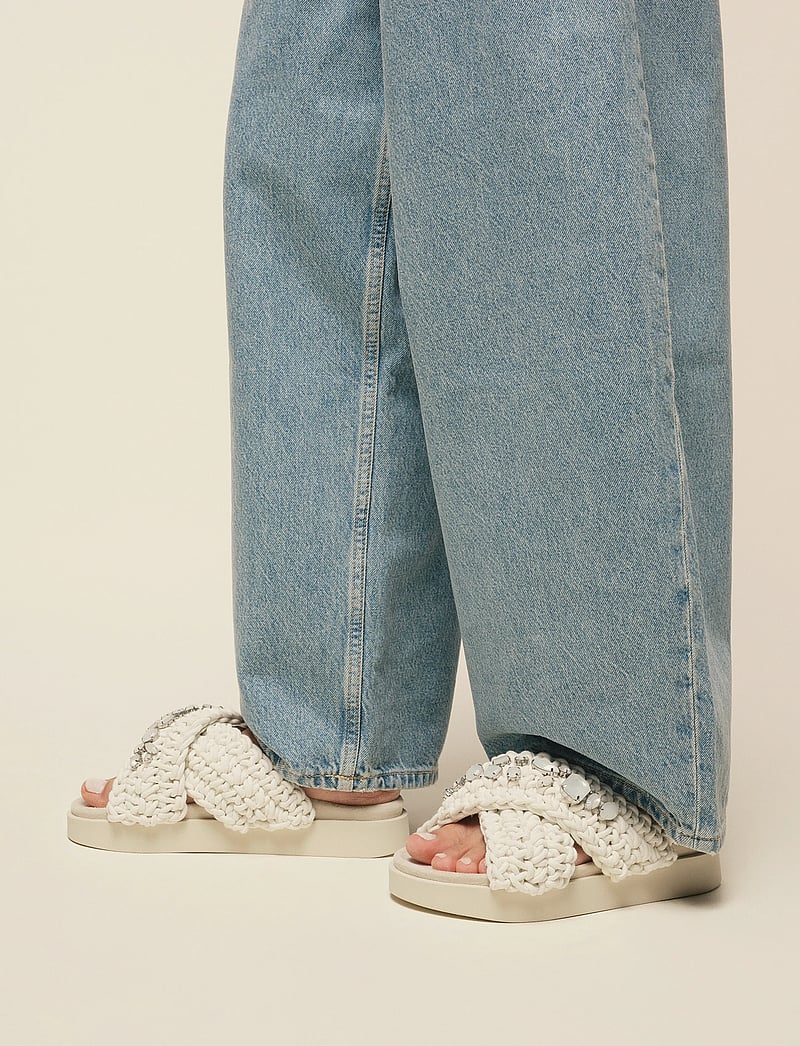 Inuikii - WOVEN STONES - platåsandaler - off white - 4