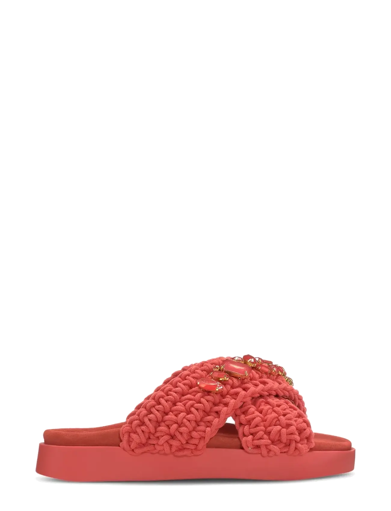 Inuikii - WOVEN STONES - platåsandaler - red - 1