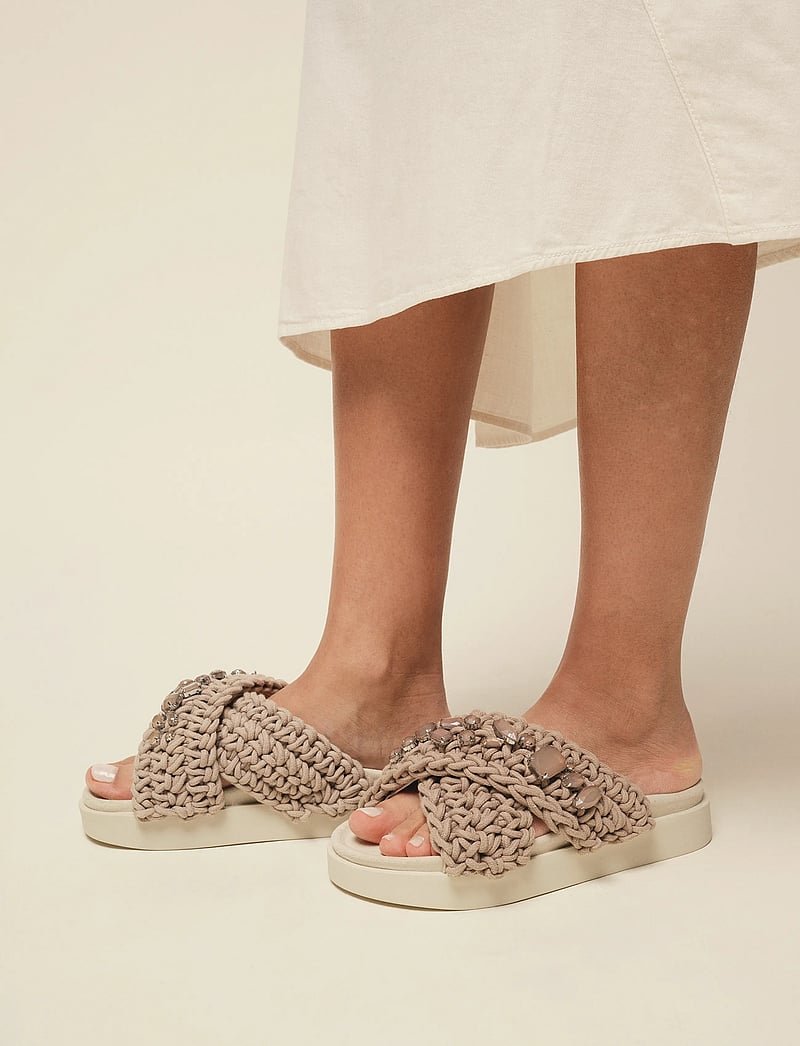 Inuikii - WOVEN STONES - plateau-sandalen - taupe - 0