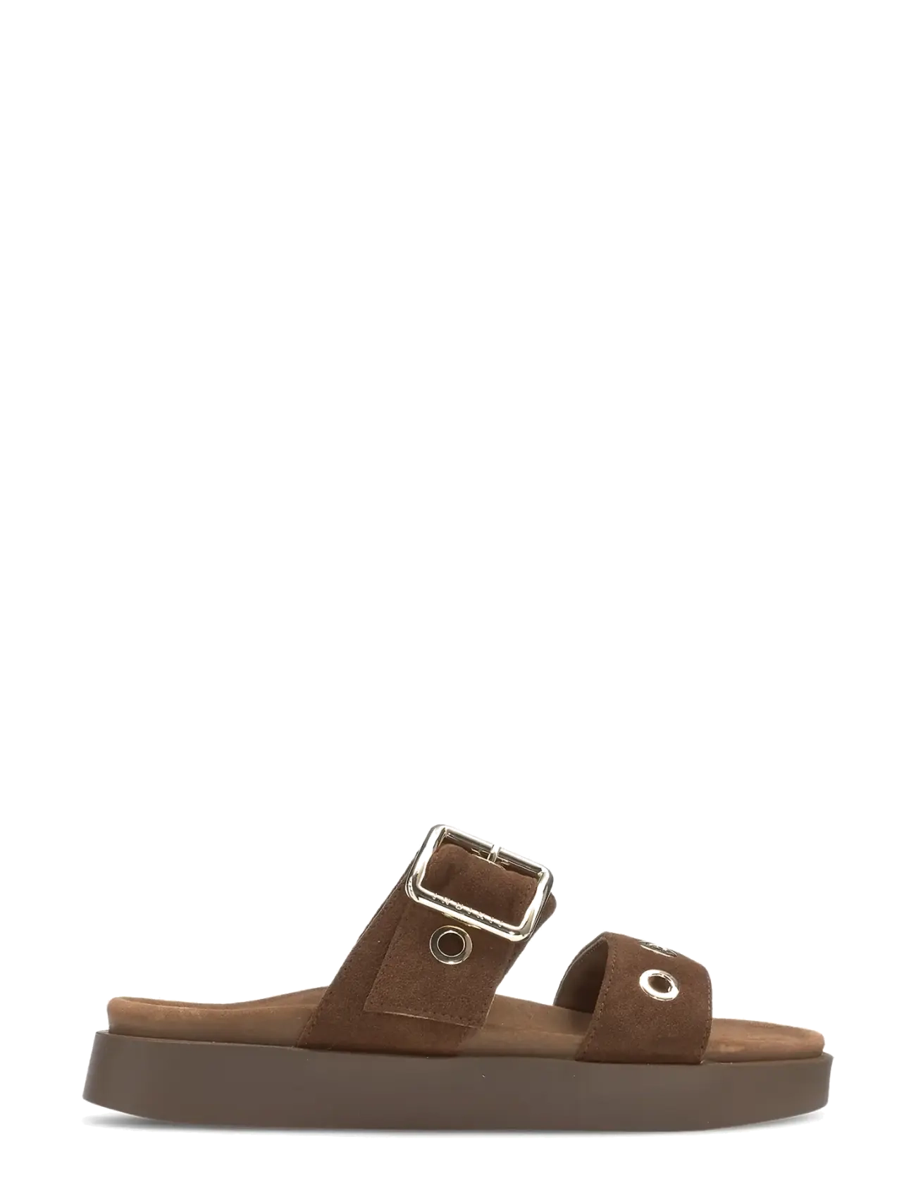 Inuikii - TILDA BUCKLE - basutės ant platformos - dark brown - 2