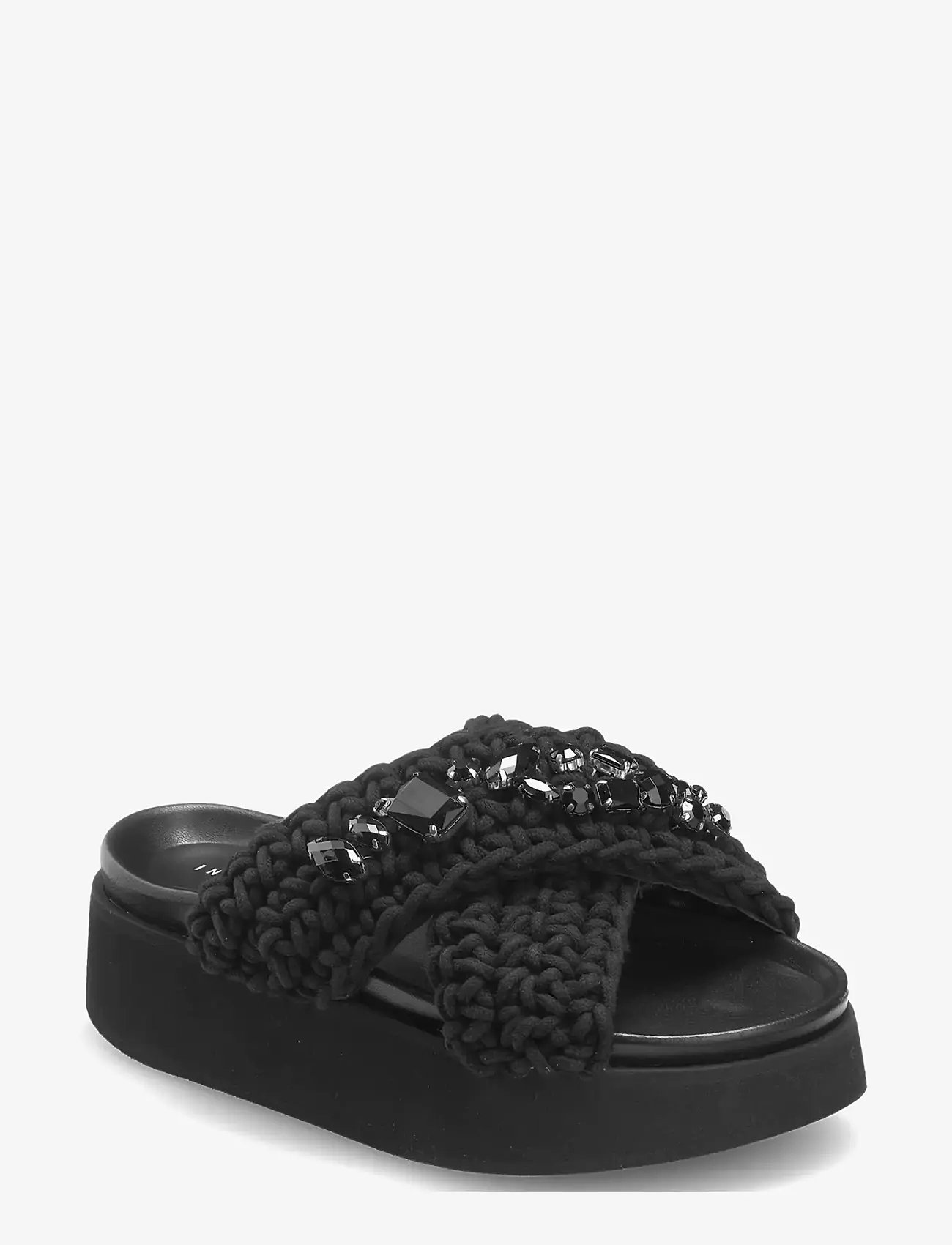 Inuikii - WOVEN STONES PLATFORM - plateau-sandalen - black - 0