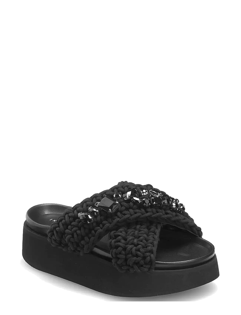 Inuikii - WOVEN STONES PLATFORM - plateau-sandalen - black - 0