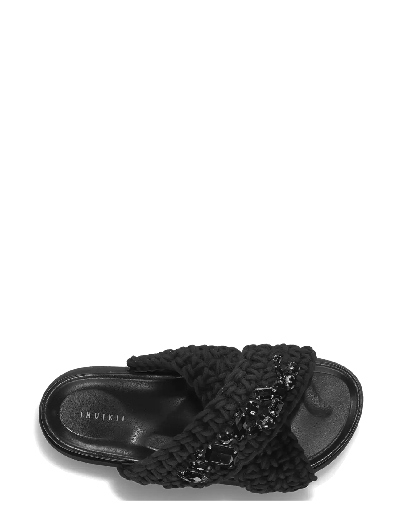 Inuikii - WOVEN STONES PLATFORM - platåsandaler - black - 2