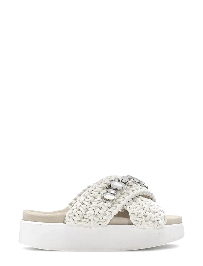 Inuikii - WOVEN STONES PLATFORM - platåsandaler - off white - 1