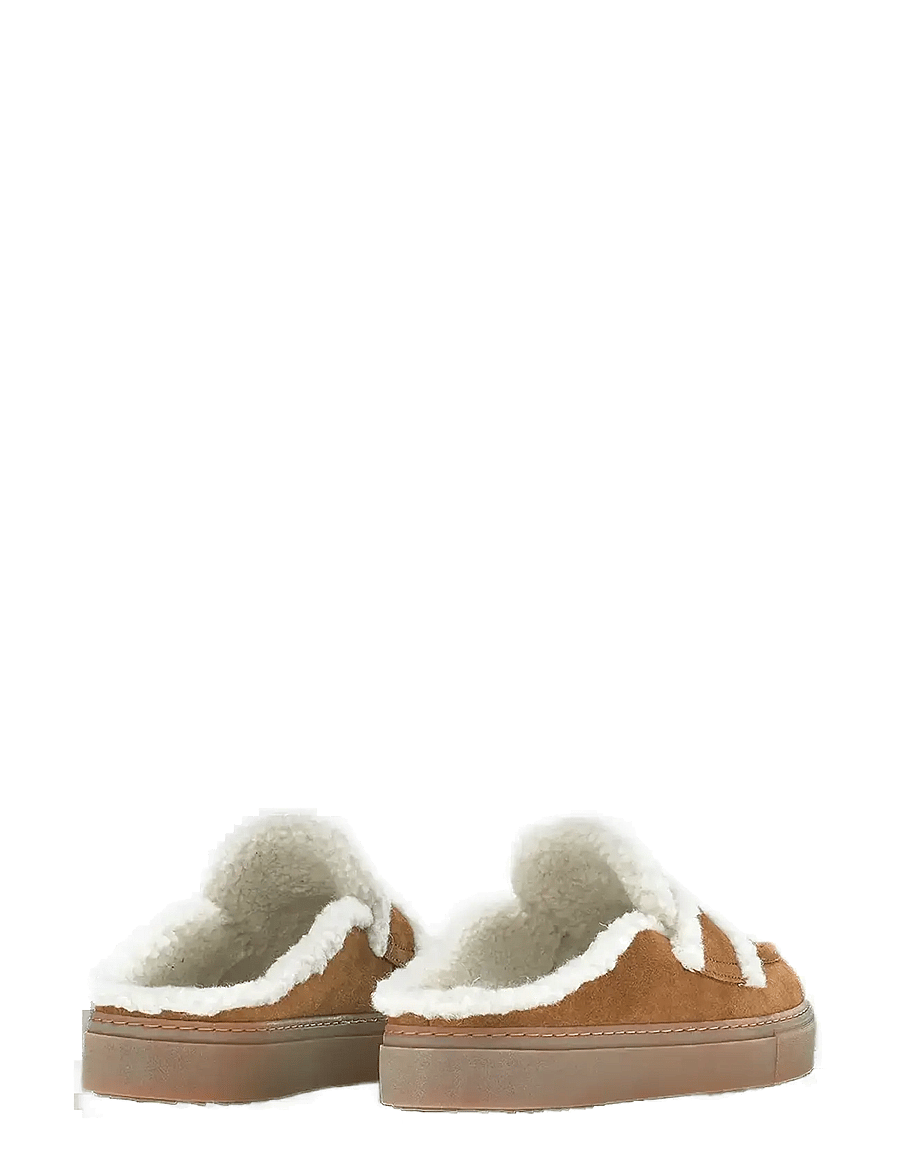 Inuikii - MULE WOOL - flache pantoletten - brown - 4