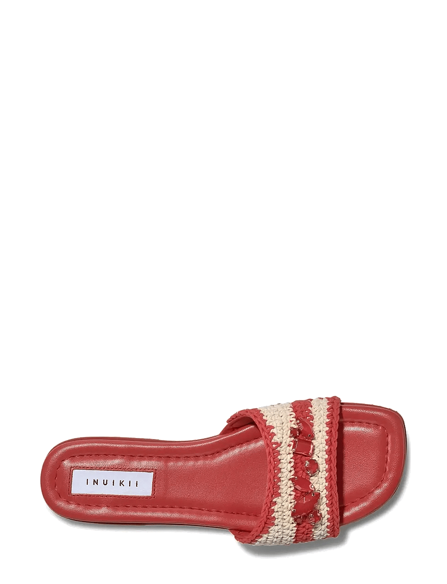 Inuikii - WOVEN CALI - flache sandalen - red - 2