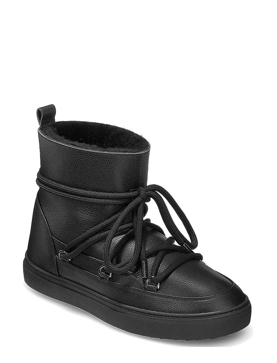 Inuikii - FULL LEATHER - winterstiefel - black - 0