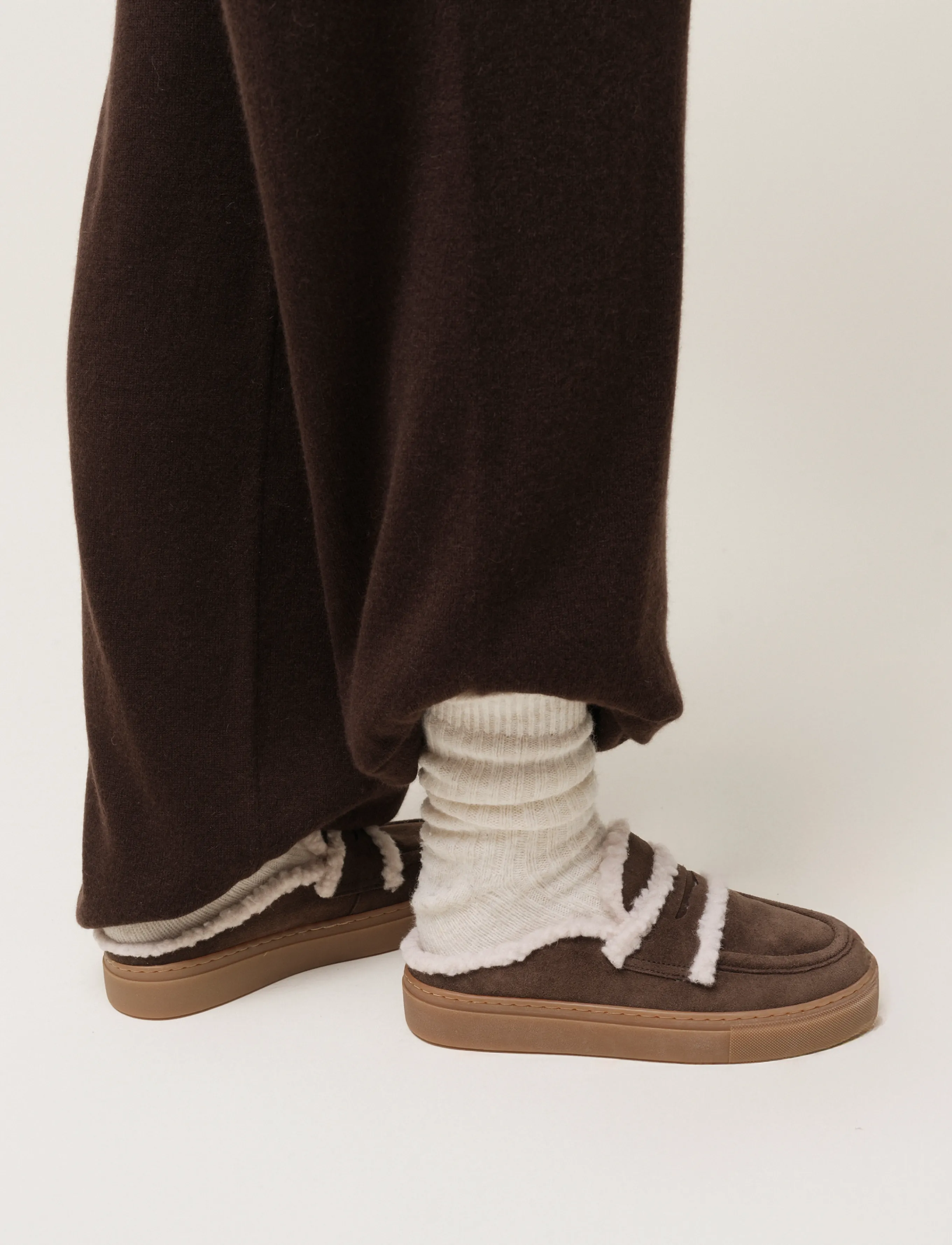 Inuikii MULE WOOL - Säsongens färger - DARK BROWN / brown