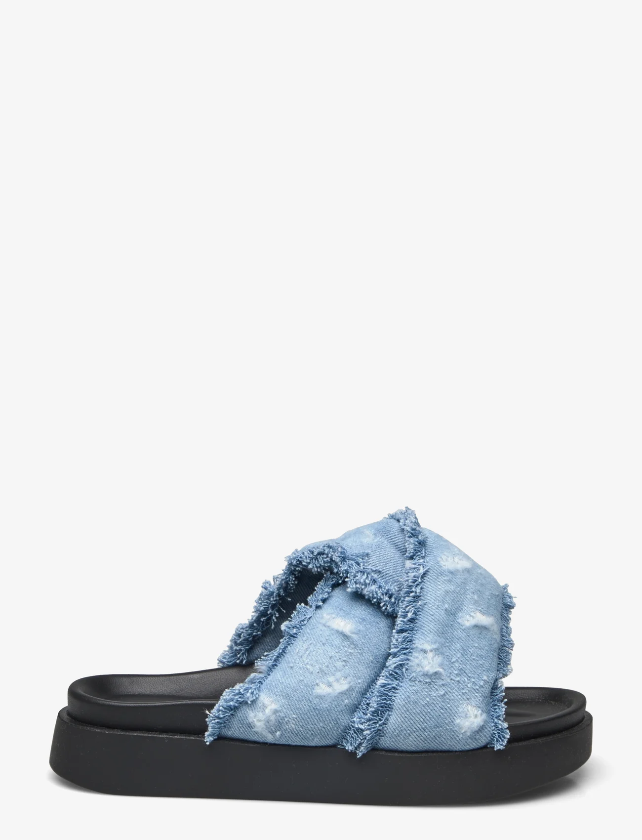 Inuikii - SOFT CROSSED JEANS - platta sandaler - light blue - 1