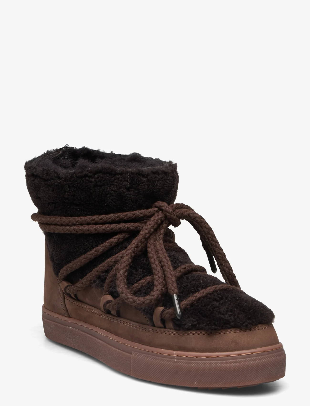 Inuikii - CURLY - varmeforede sko - dark brown - 0