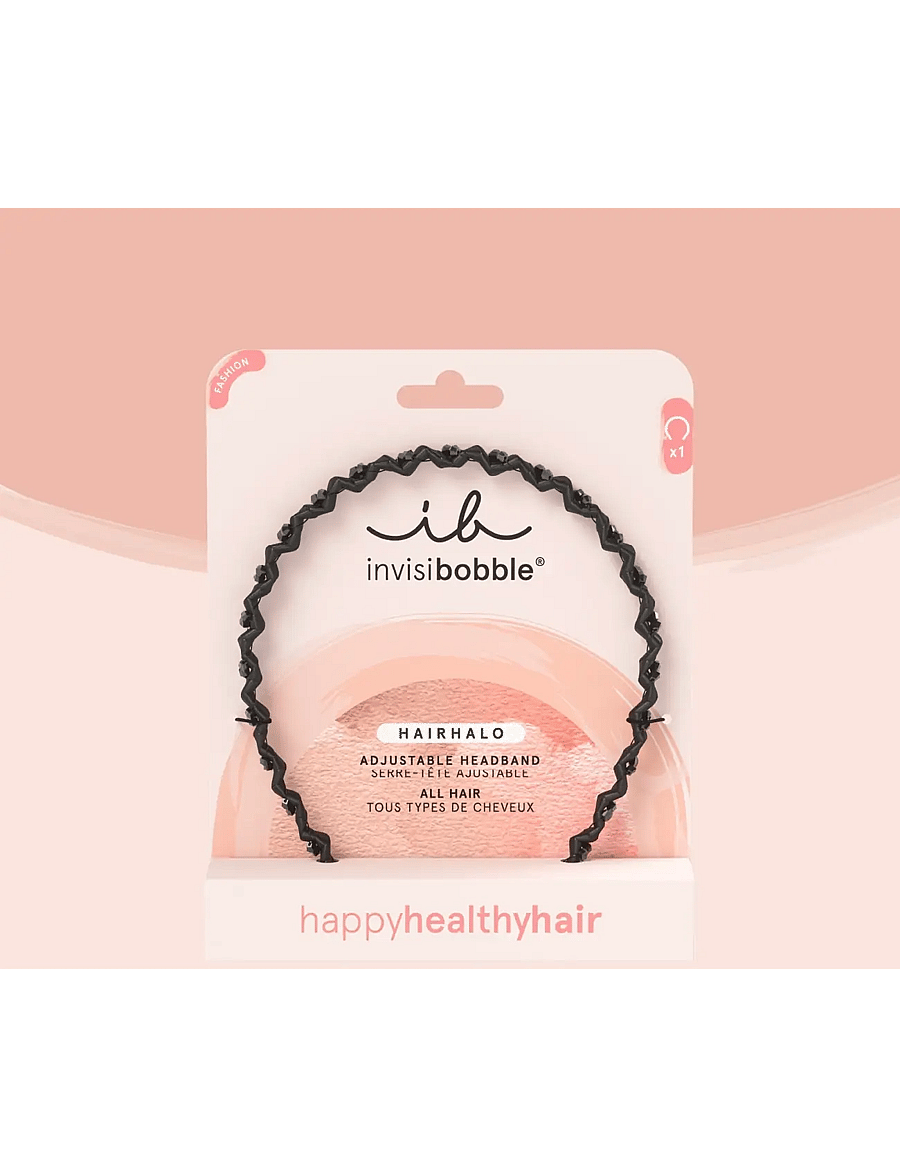 Invisibobble - Invisibobble Hairhalo Black Sparkle - hårbånd - clear - 1