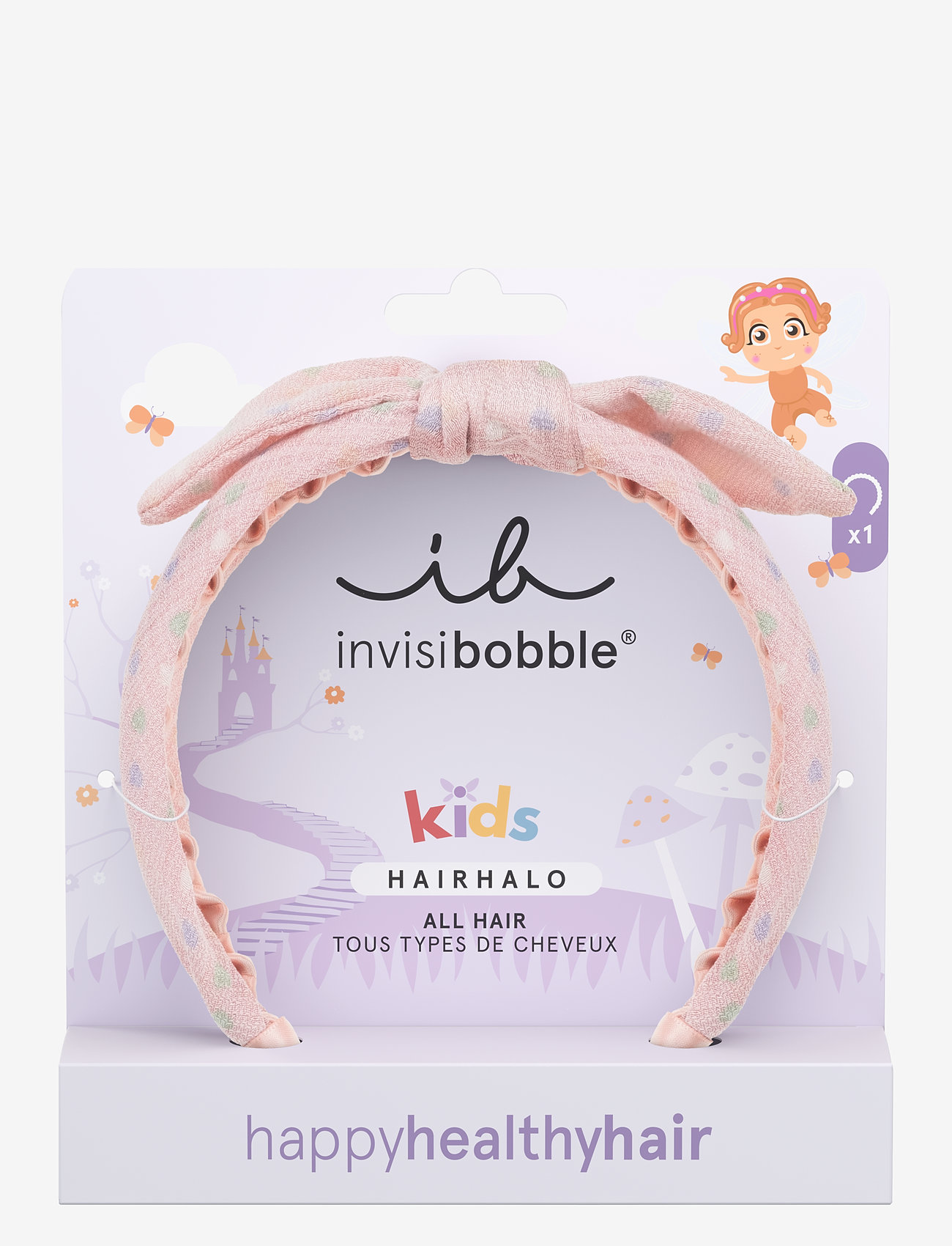 Invisibobble - Invisibobble Kids Hairhalo You Are A Sweetheart - hårband - light pink - 0