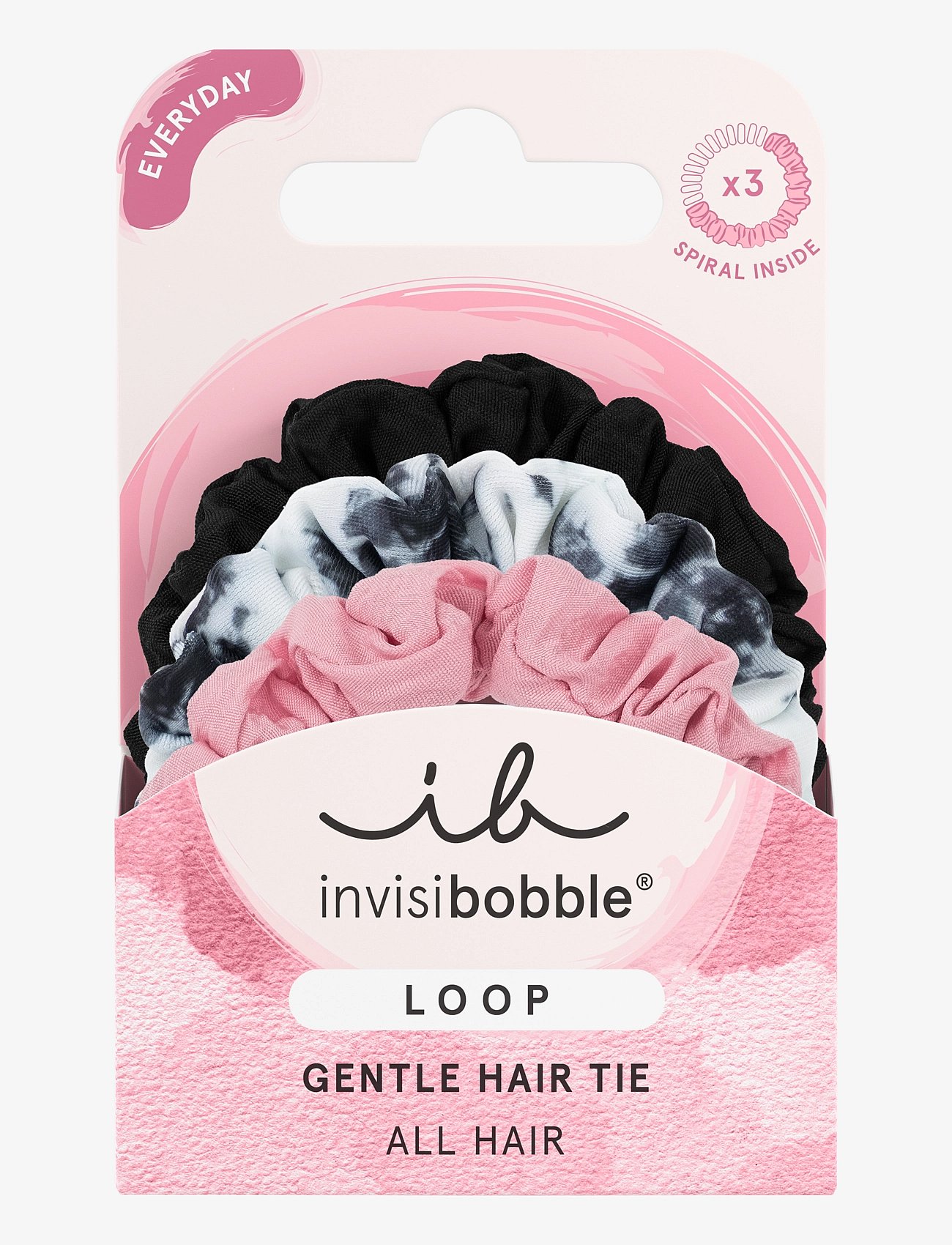 Invisibobble Loop Be Gentle Pattern 3pc