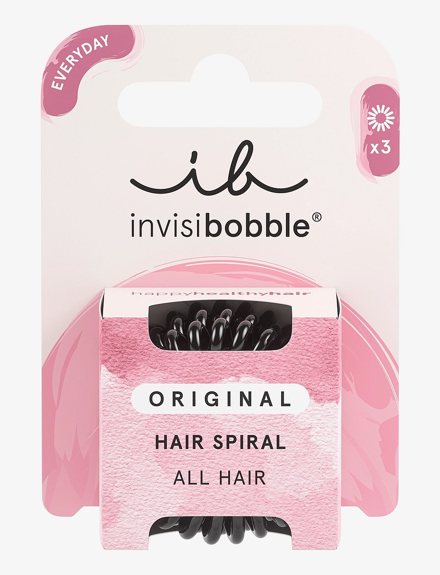 Invisibobble - Invisibobble Original True Black 3pc - scrunchies ja patsikummid - true black - 0