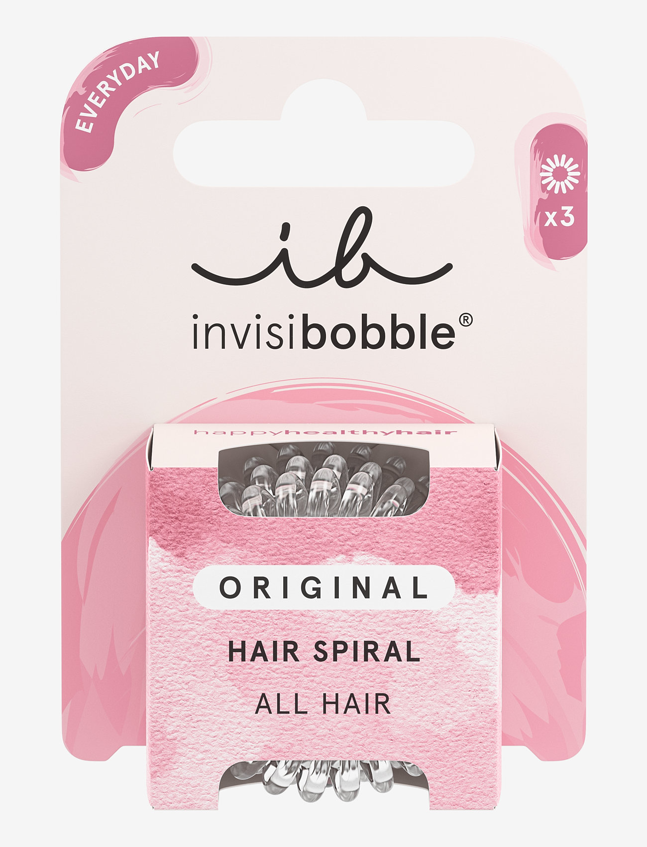 Invisibobble - Invisibobble Original Crystal Clear 3pc - hårsnoddar - crystal clear - 0