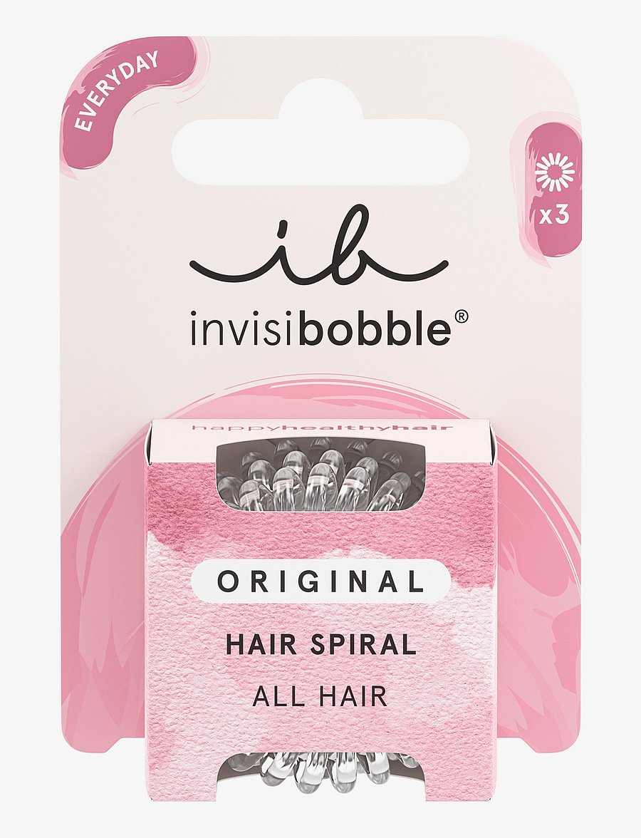 Invisibobble - Invisibobble Original Crystal Clear 3pc - scrunchies ja patsikummid - crystal clear - 0