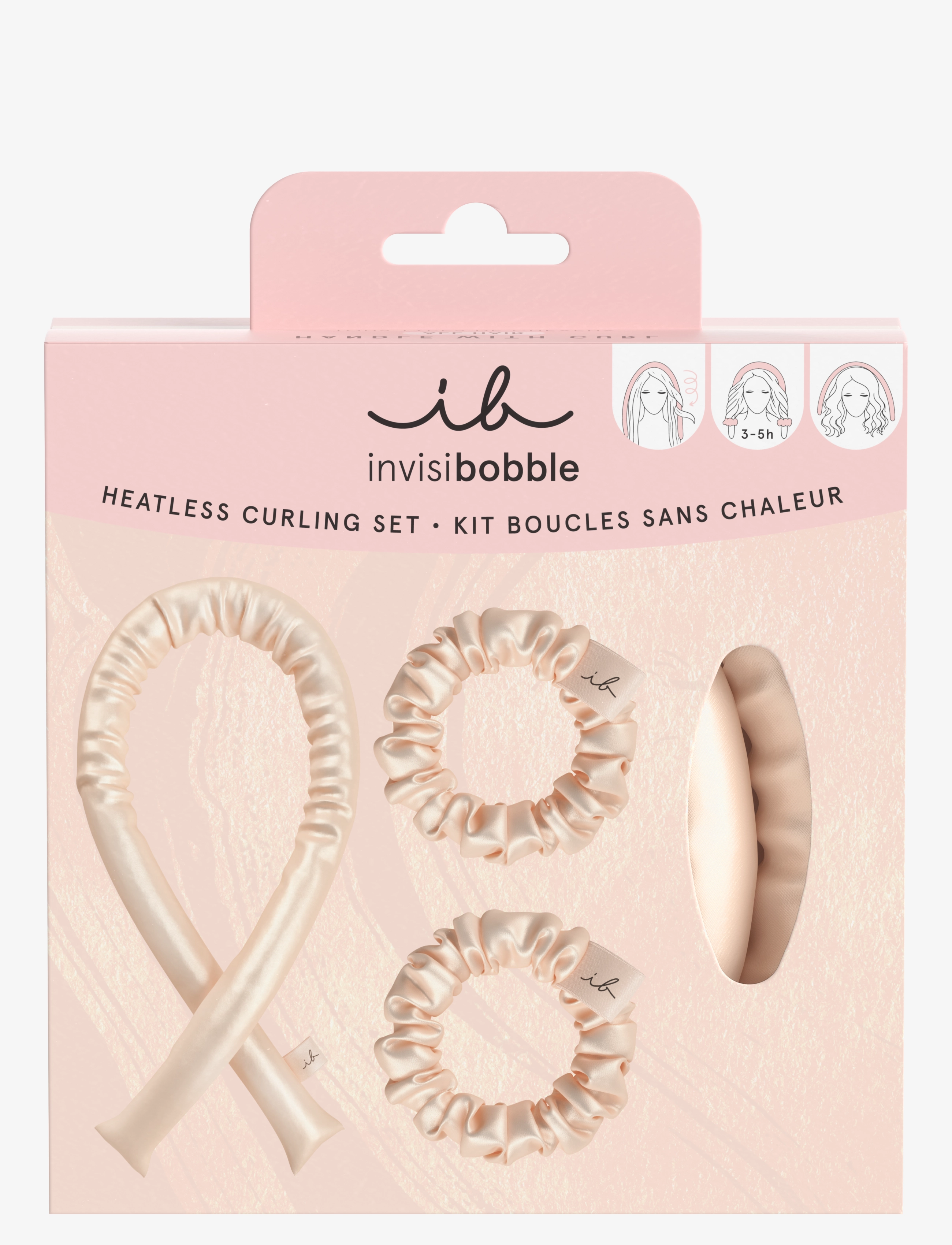 Invisibobble Gift Set Handle With Curl 3Pc, Hair Sæt, Nude, Str: 3 PCS