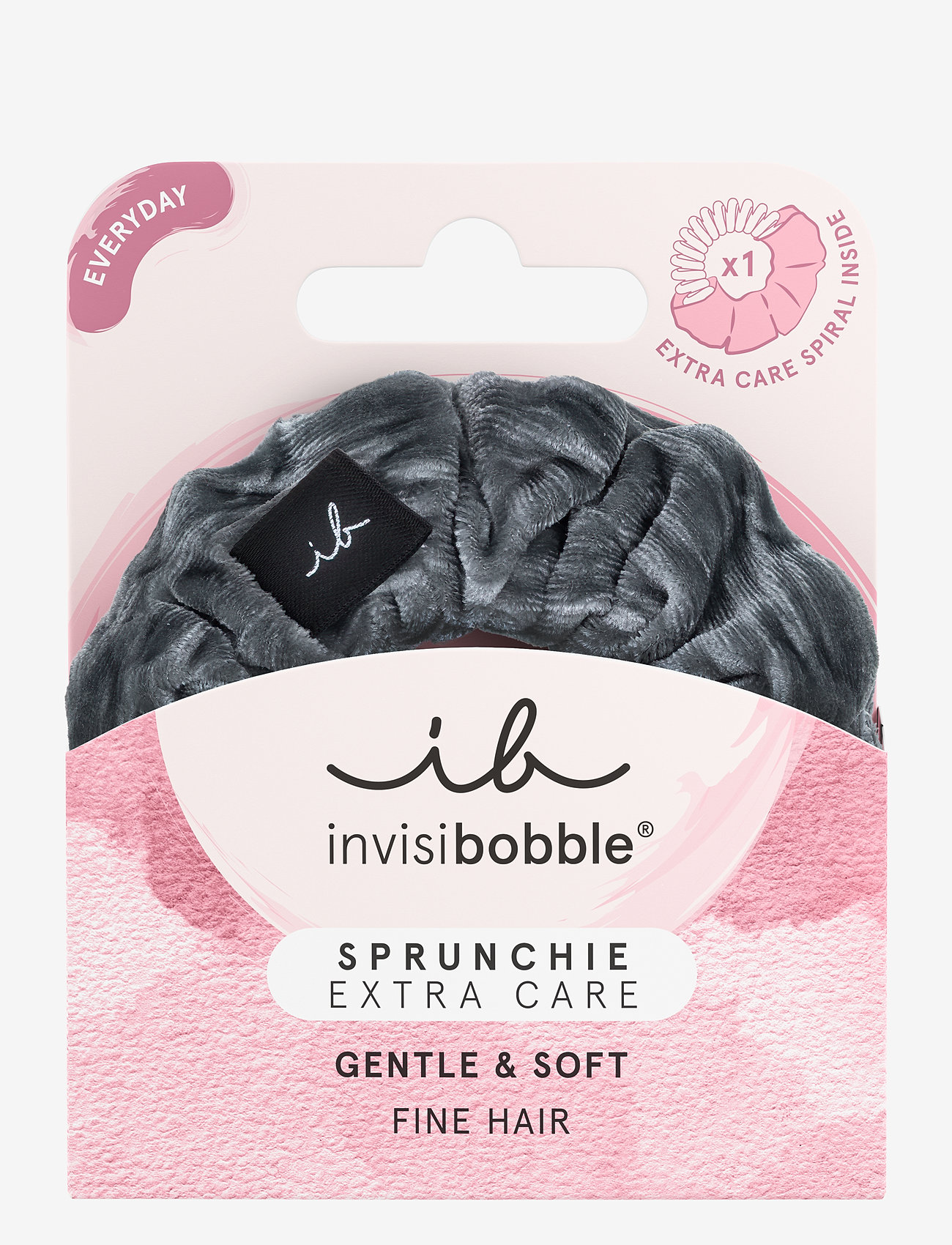 Invisibobble - Invisibobble Sprunchie Extra Care Soft As Silk - scrunchies - grey - 0
