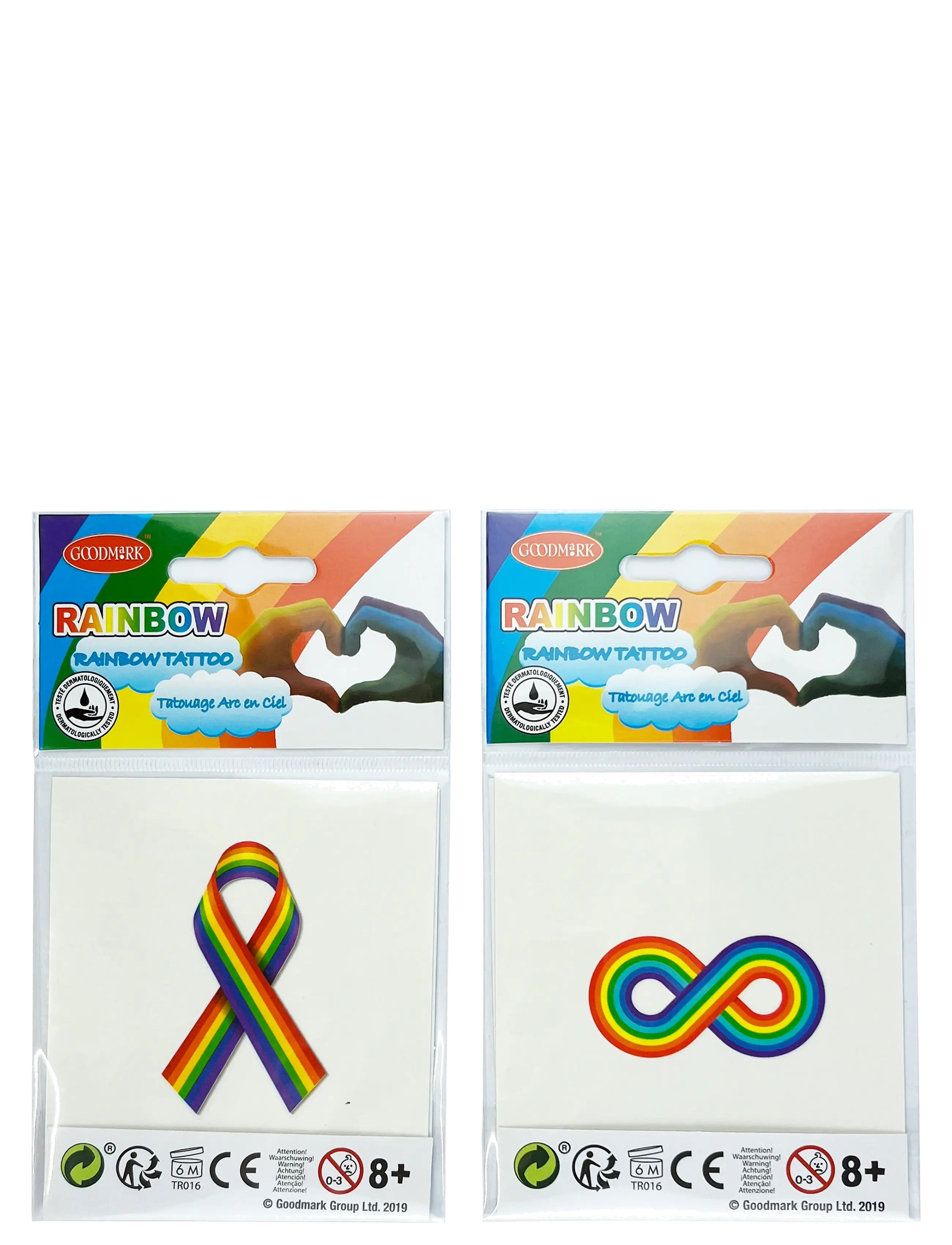 IPK - Rainbow Transfer Tattoo Assortment 2 Types - die niedrigsten preise - multi color - 1