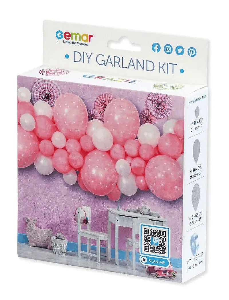 IPK - DIY Balloon Arch Light Pink - partybedarf - multi color - 1
