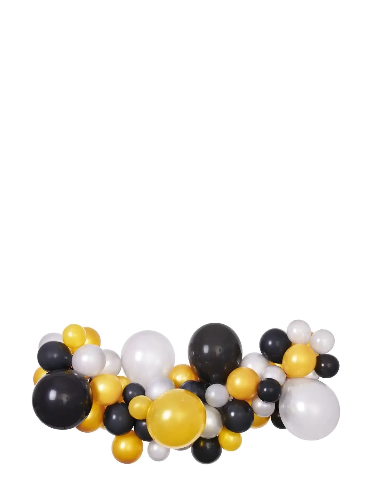 IPK Diy Balloon Arch Gold Black Silver, 0, Spielzeug, Schwarz - Children's Birthday, Kinder