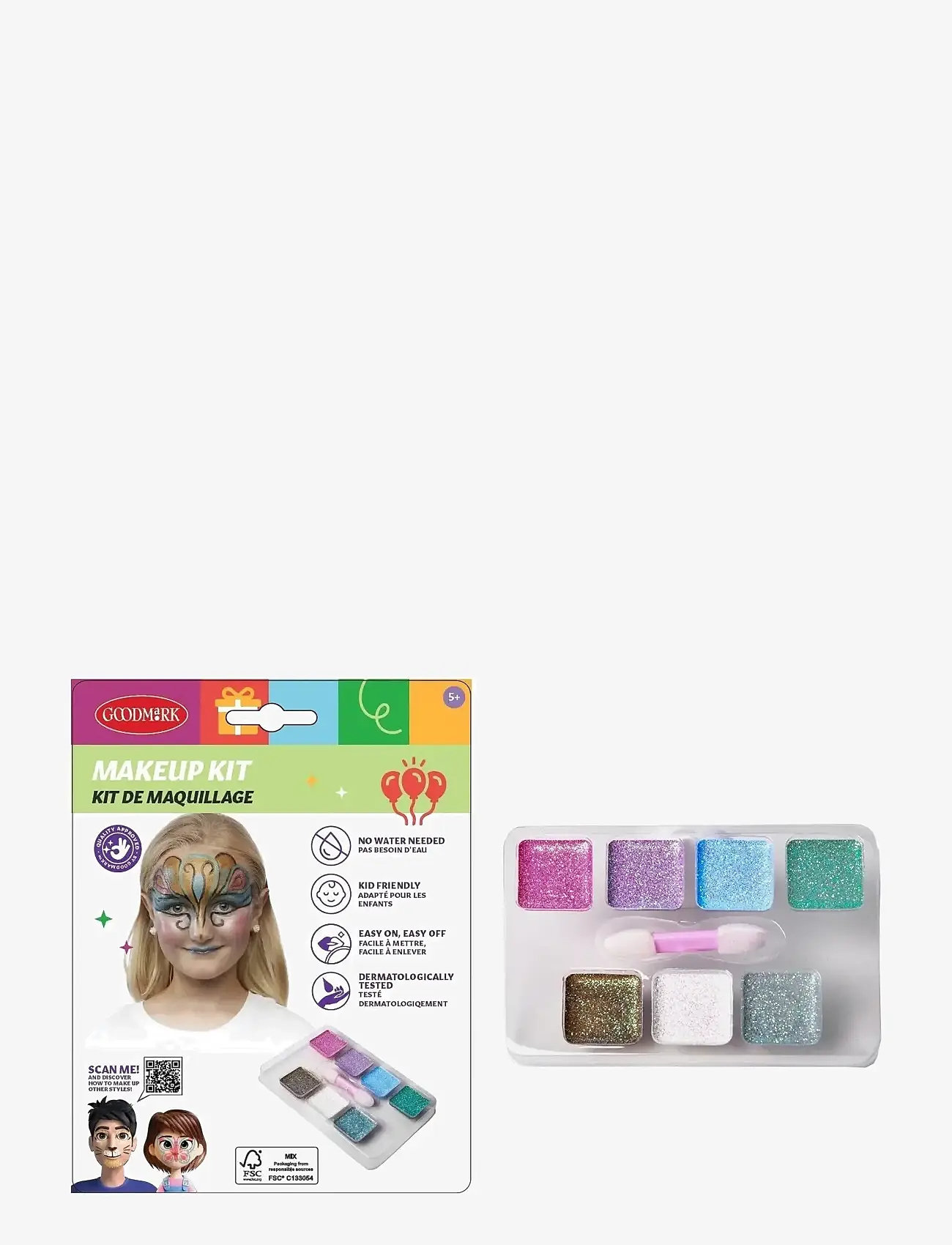 IPK - Face Paint Set Glitter and Brush - laveste priser - multi color - 0